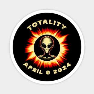 Totality 2024 Alien Encounter T-Shirt – Sci-Fi Eclipse Tee Magnet